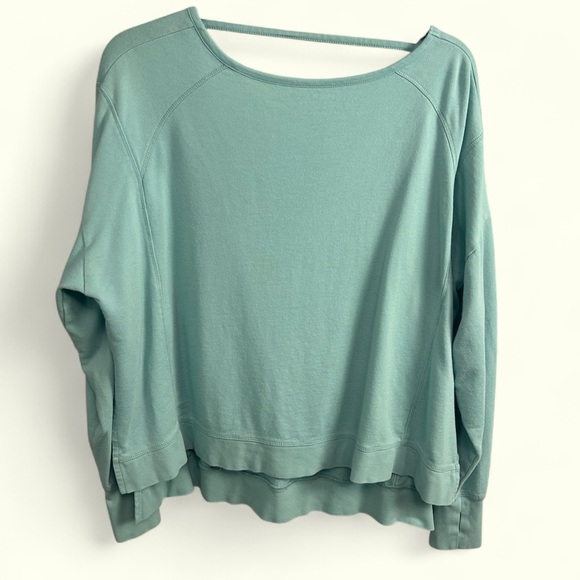 Sweaty Betty Sweatshirt Activewear After Class Sky Blue size XXL plus lounge - Picture 1 of 10